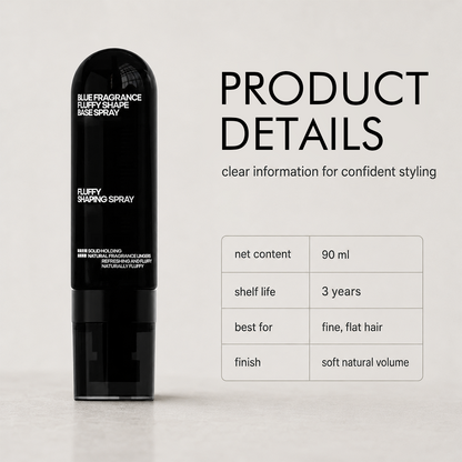 ✨Fluffy Hair Shaping Spray, Peach Scent Volumizing Hair Mist for Long Wear Hold