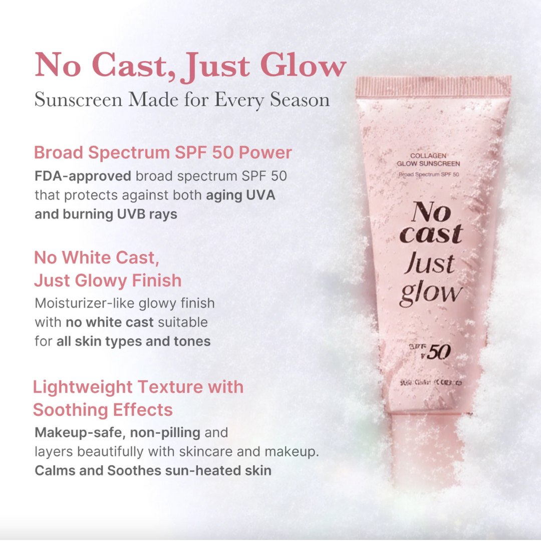 No Cast Just Glow Collagen Sunscreen