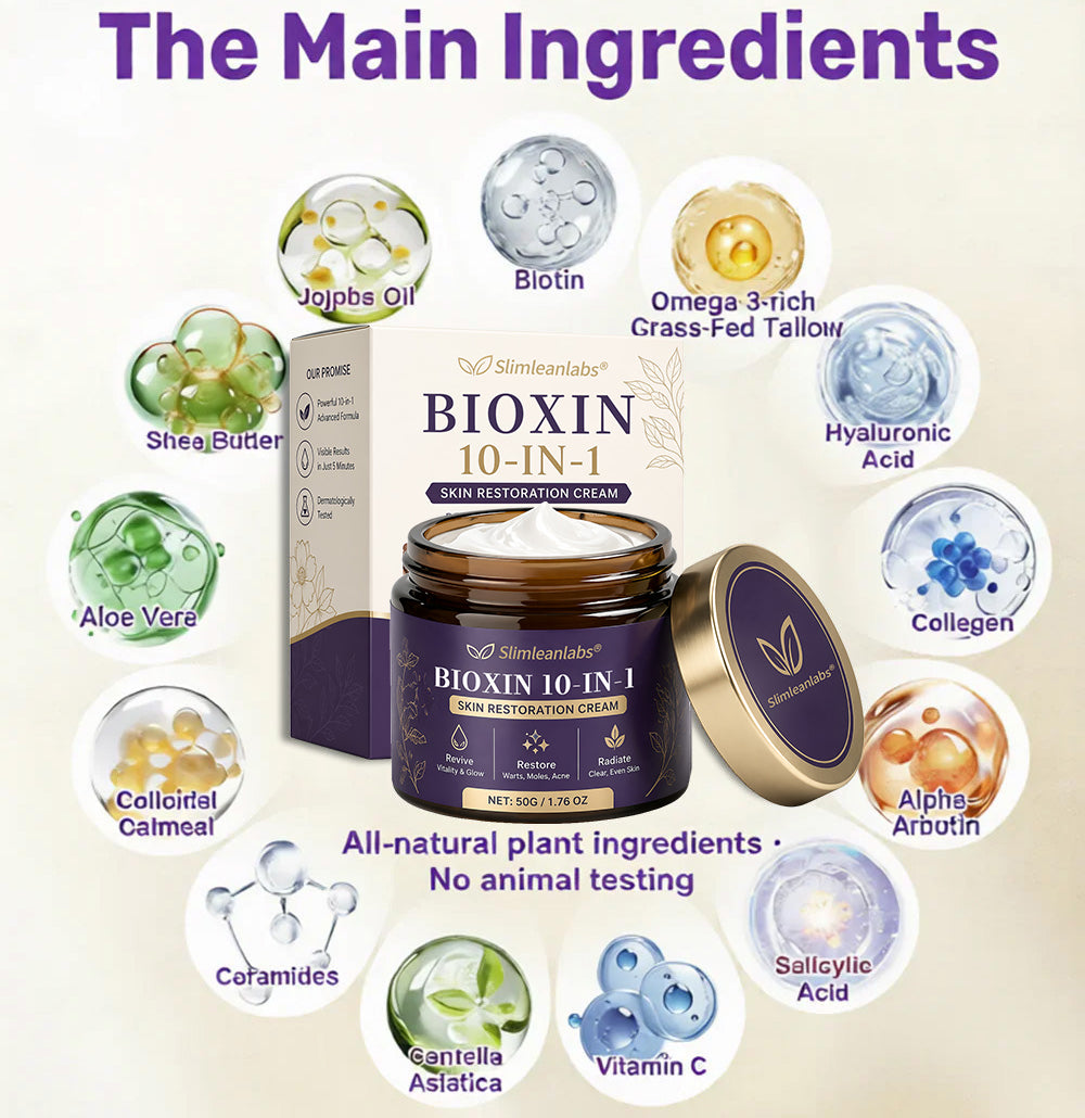 ✨Slimleanlabs® Bioxin 10-in-1 Skin Comfort Cream🍀