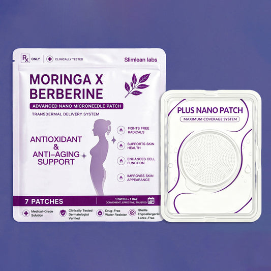 Slimleanlabs®𝑴𝒐𝒓𝒊𝒏𝒈𝒂 · 𝑩𝒆𝒓𝒃𝒆𝒓𝒊𝒏𝒆 𝑵𝒂𝒏𝒐 𝑴𝒊𝒄𝒓𝒐𝒏𝒆𝒆𝒅𝒍𝒆 𝑷𝒂𝒕𝒄𝒉(ANTIOXIDANT&ANTI-AGING SUPPORT)