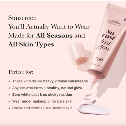 No Cast Just Glow Collagen Sunscreen