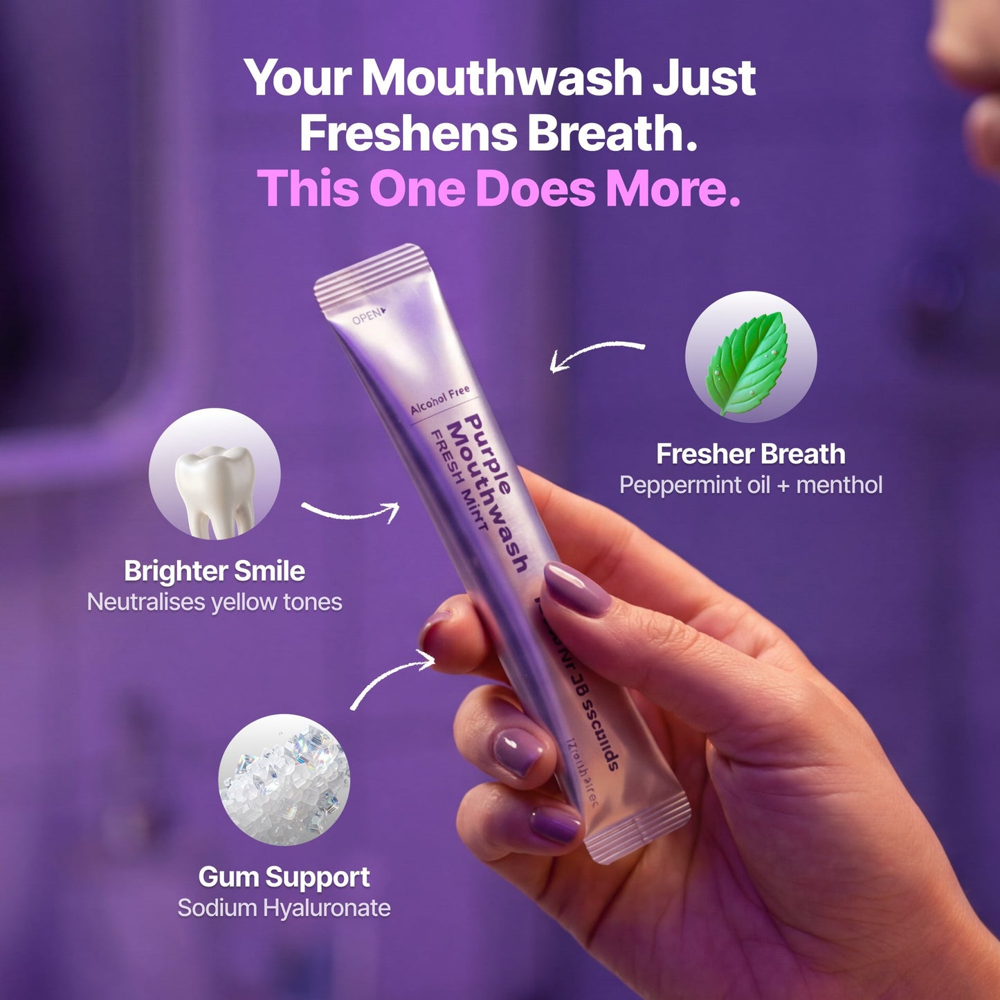 Slimleanlabs Purple Mouth Wash