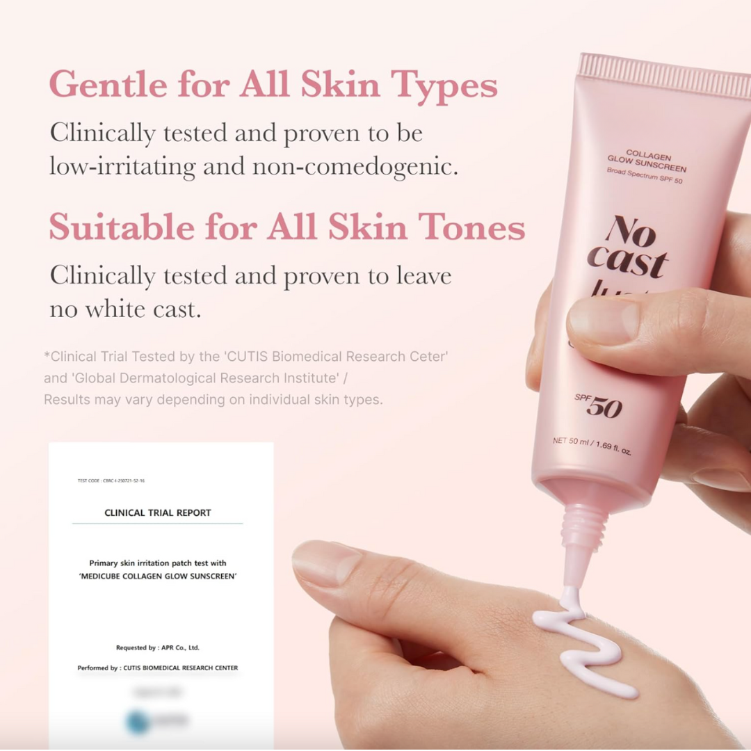 No Cast Just Glow Collagen Sunscreen