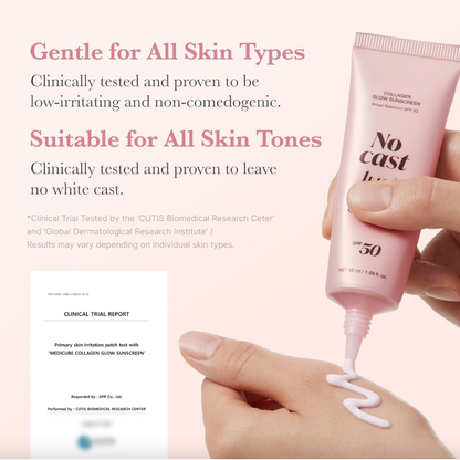 No Cast Just Glow Collagen Sunscreen