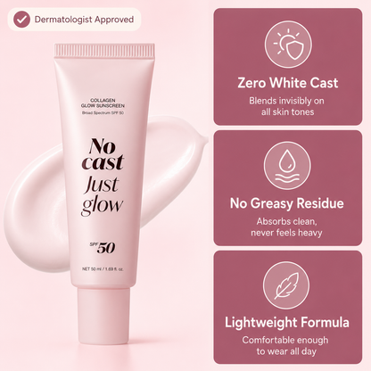 No Cast Just Glow Collagen Sunscreen