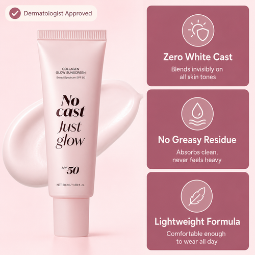 No Cast Just Glow Collagen Sunscreen